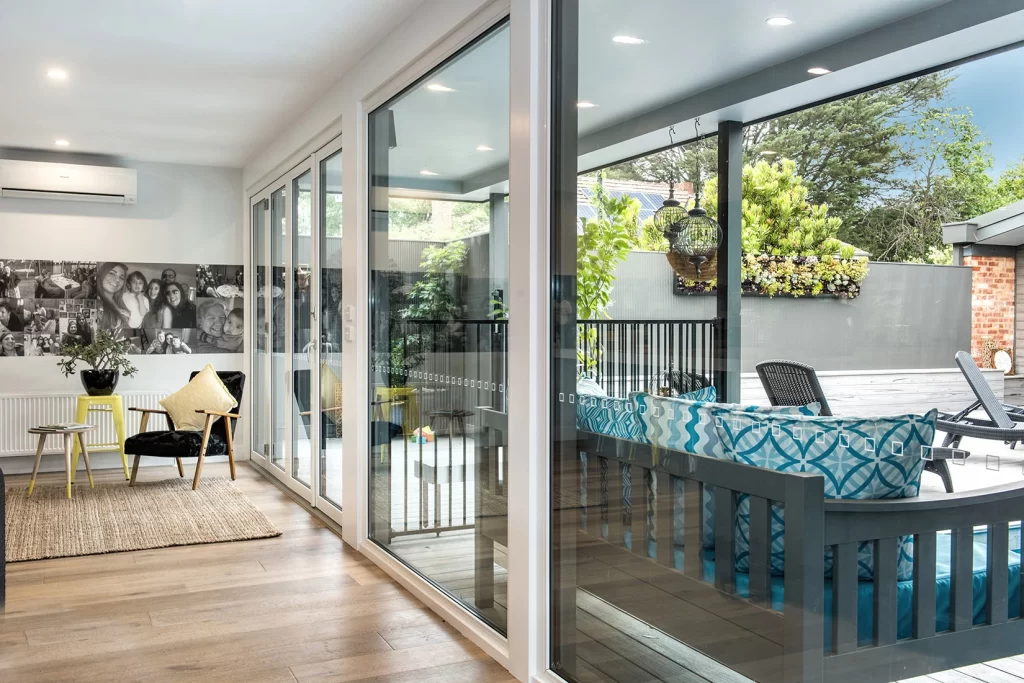 upvc sliding door in living room